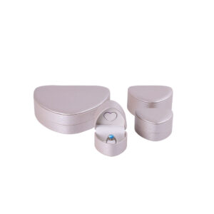 Heart Shape Jewelry Box White