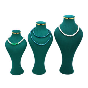 Microfiber Jewelry Necklace Display