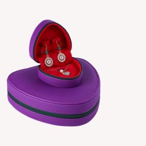 Love Heart Jewelry Box Earring & Necklace Storage Case