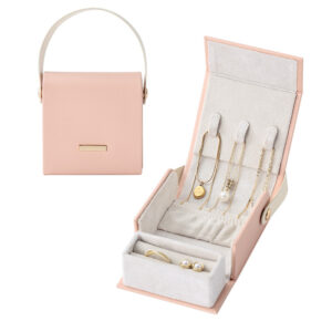 Handheld Leather Jewelry Box