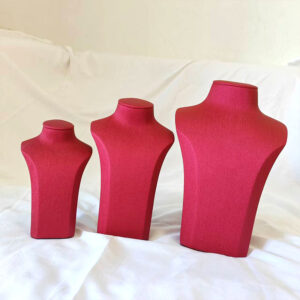 Elegant PU Leather Jewelry Display Stand